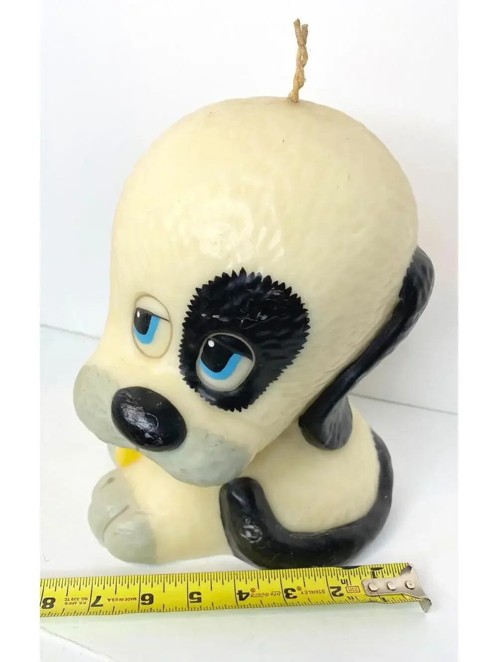 WICKS'N'STICKS   WANNA PET  Dog Large Candle Vintage 1984